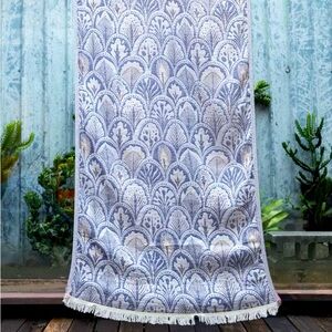 Succulents Organic Loom Weave Cotton Hand Crafted Blanket Wrap Color Options